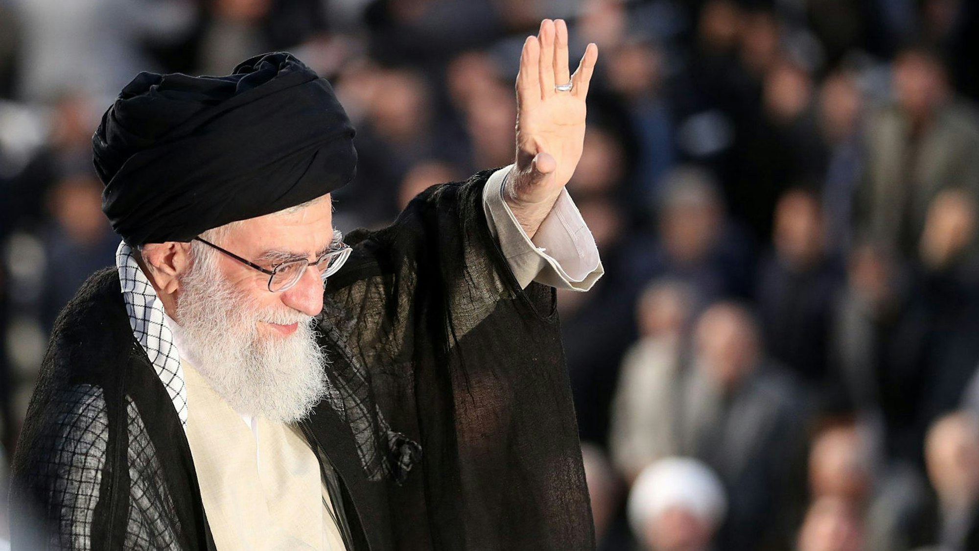 Ayatollah Ali Chamenei bei einem Auftritt in Teheran.