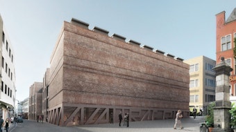 Der Entwurf des Wett­be­werb­sie­gers für die Er­wei­te­rung des Wall­raf-Ri­chartz-Mu­se­ums