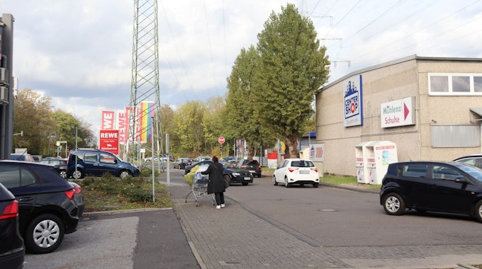 Das Bild zeigt das Gewerbegebiet auf der Steyler Straße.