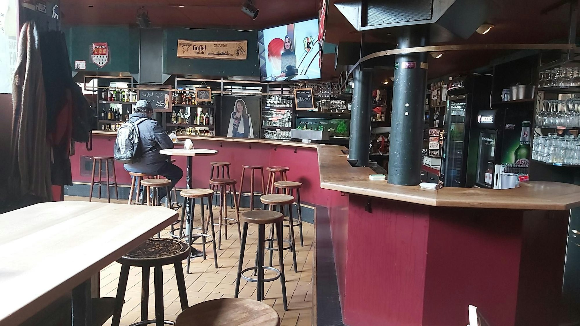 Piranha-Bar in Köln kurz vor dem ersten deutschen WM-Spiel