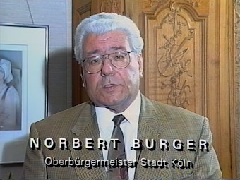 Das Bild zeigt den ehemaligen Kölner Oberbürgermeister Norbert Burger.