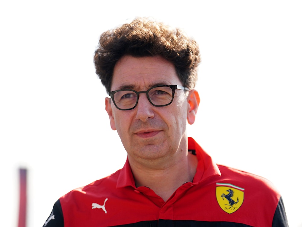 Ferrari-Teamchef Mattia Binotto beim Großen Preis von Italien in der Formel 1.