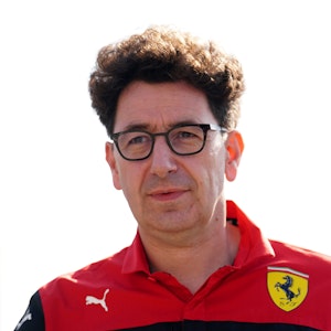 Ferrari-Teamchef Mattia Binotto beim Großen Preis von Italien in der Formel 1.