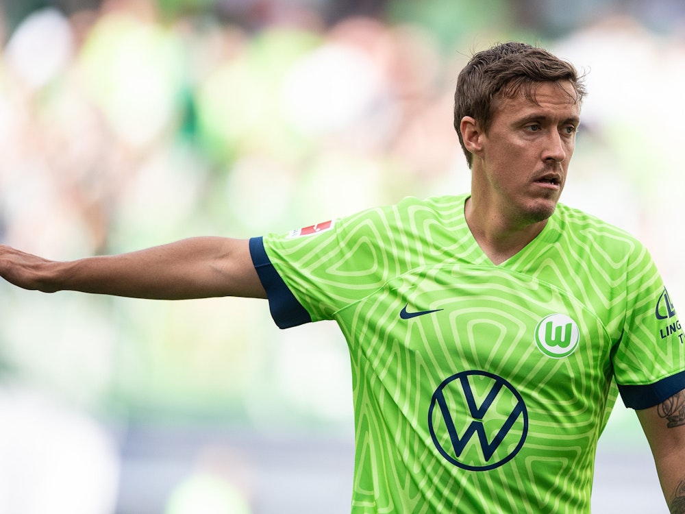Max Kruse am 6. August 2022 im Trikot des VfL Wolfsburg.