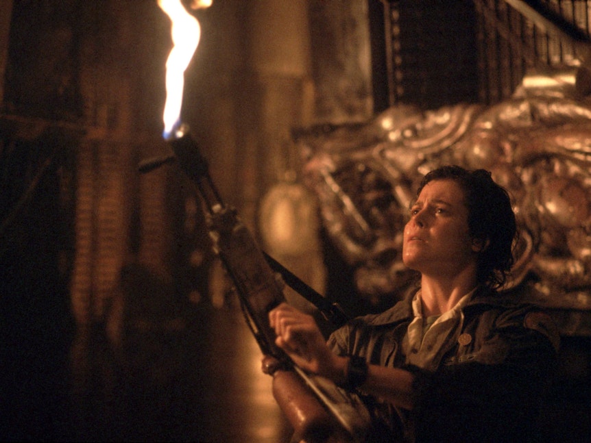 Sigourney Weaver in Ridley Scotts „Alien“: Der Weltraum war noch nie so unheimlich.