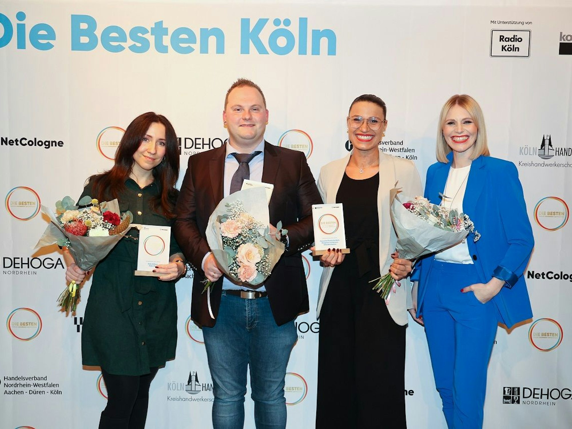 Die Gewinnerinnen und der Gewinner der Abstimmung "Die Besten" 2022 in Köln.