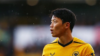 Hee-chan Hwang von den Wolverhampton Wanderes, hier am 15. Oktober 2022 beim Spiel gegen Nottingham Forest, soll angeblich auf der Wunschliste von Borussia Mönchengladbach stehen.