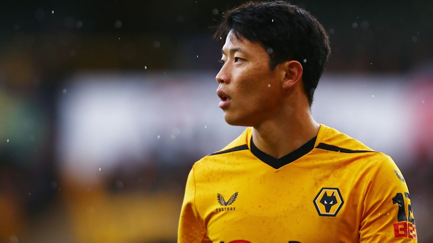 Hee-chan Hwang von den Wolverhampton Wanderes, hier am 15. Oktober 2022 beim Spiel gegen Nottingham Forest, soll angeblich auf der Wunschliste von Borussia Mönchengladbach stehen.