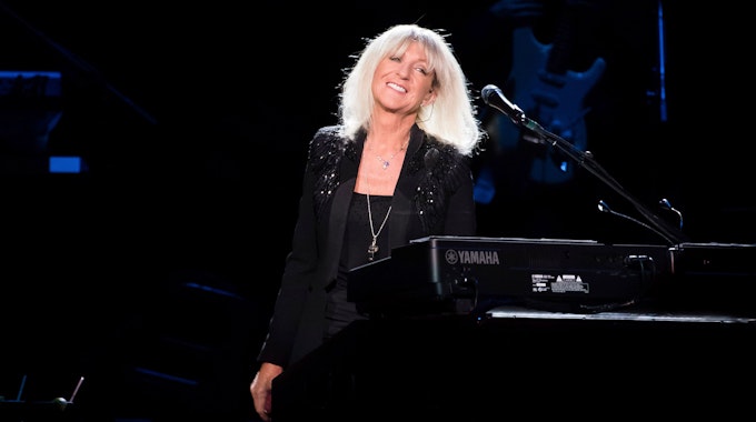 Christine McVie von der Band Fleetwood Mac bei einem Auftritt im Madison Square Garden. Die britische Sängerin und Songwriterin starb am Mittwoch.