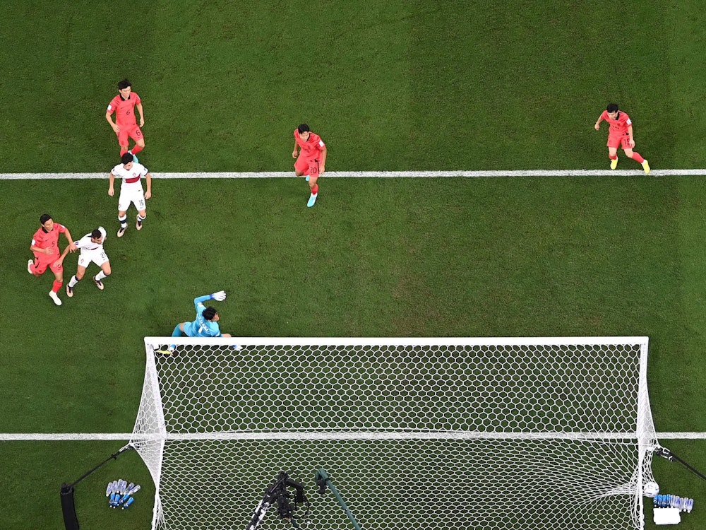 Ricardo Horta trifft zum 1:0 für Portugal im WM-Vorrundenspiel gegen Südkorea.