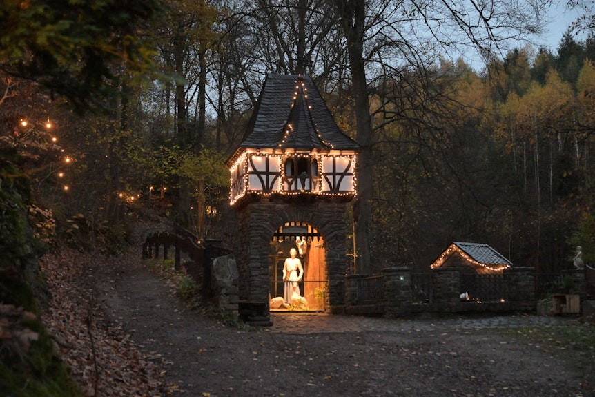 Märchenwald Altenberg mit Weihnachtsbeleuchtung