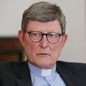Kardinal Rainer Maria Woelki, Erzbischof von Köln, gibt im Erzbischöflichen Haus ein Interview.