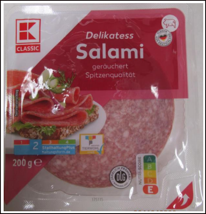 Die Supermarkt-Kette Kaufland warnt nun vor einem Wurstprodukt. In der Salami können sich Plastikteile befinden.