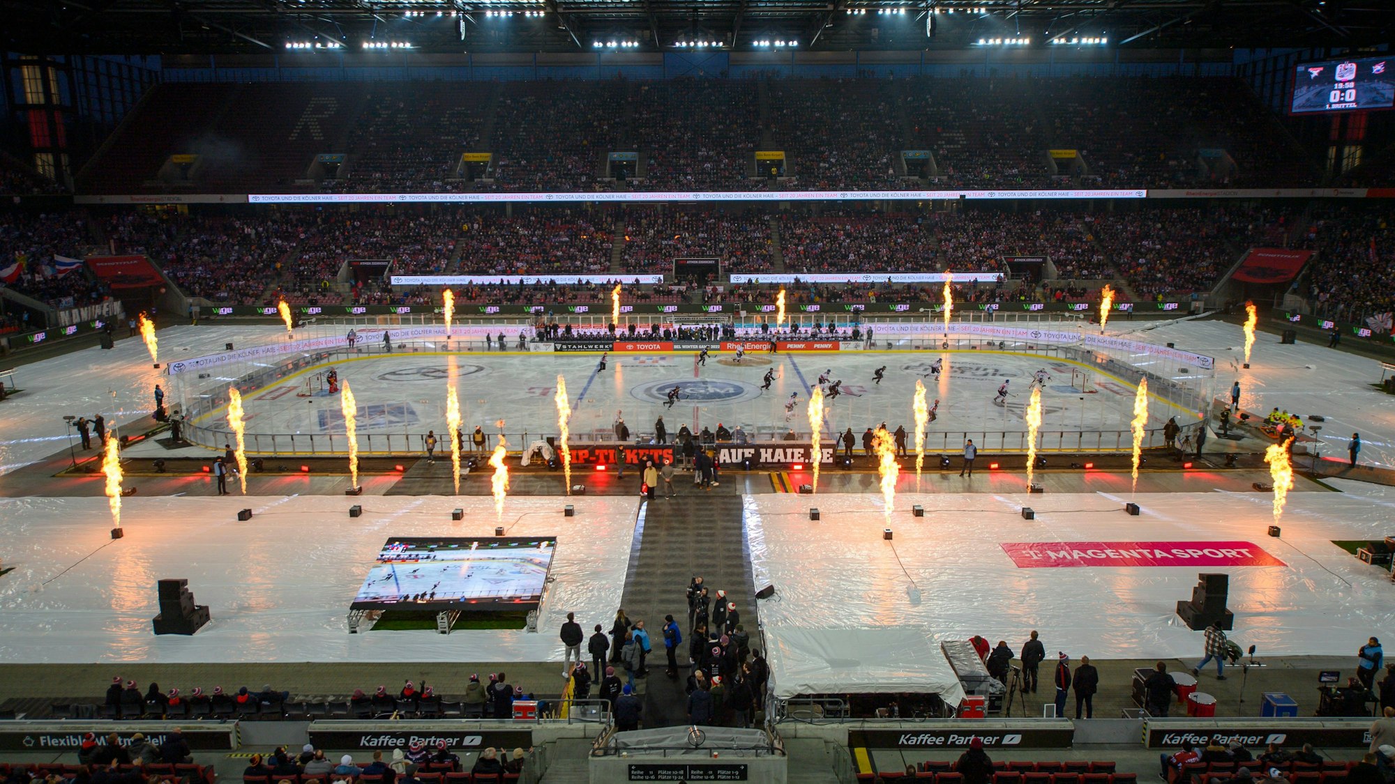 Beim DEL Winter Game 2022 glänzten die Veranstalter mit toller Atmosphäre.
