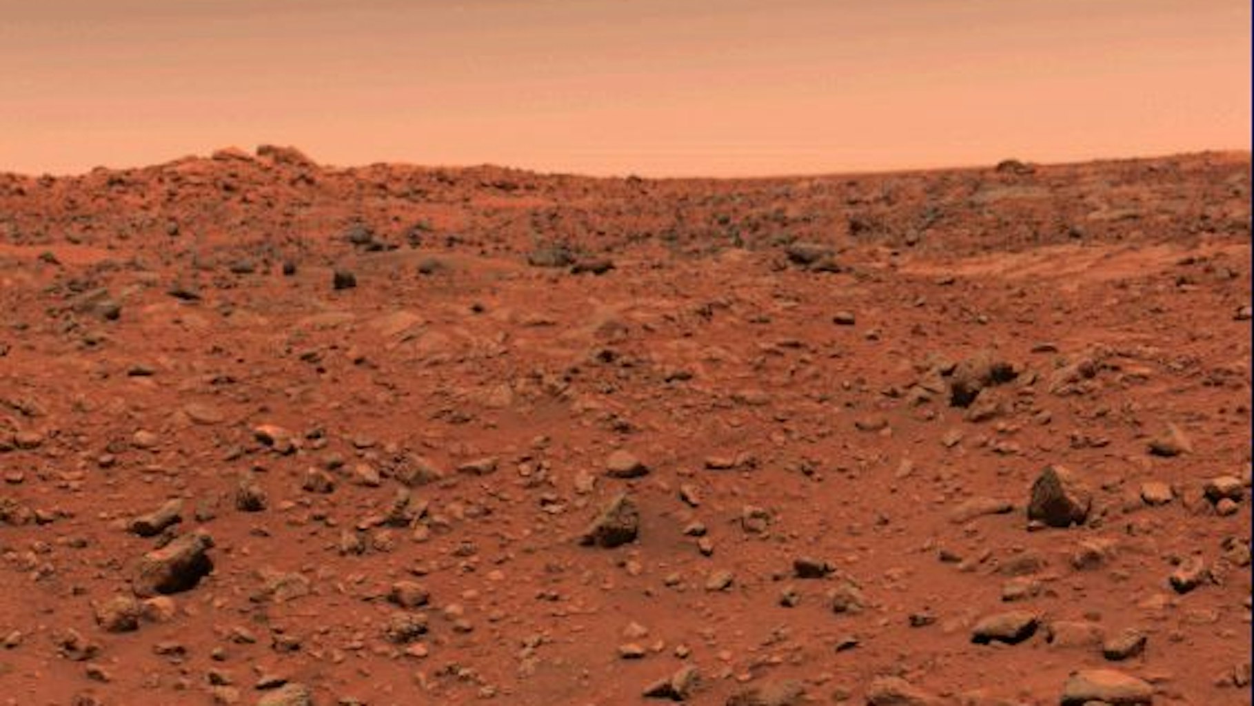 Eine Aufnahme der Mars-Mission „Viking 1“ der NASA aus dem Jahr 1997.
