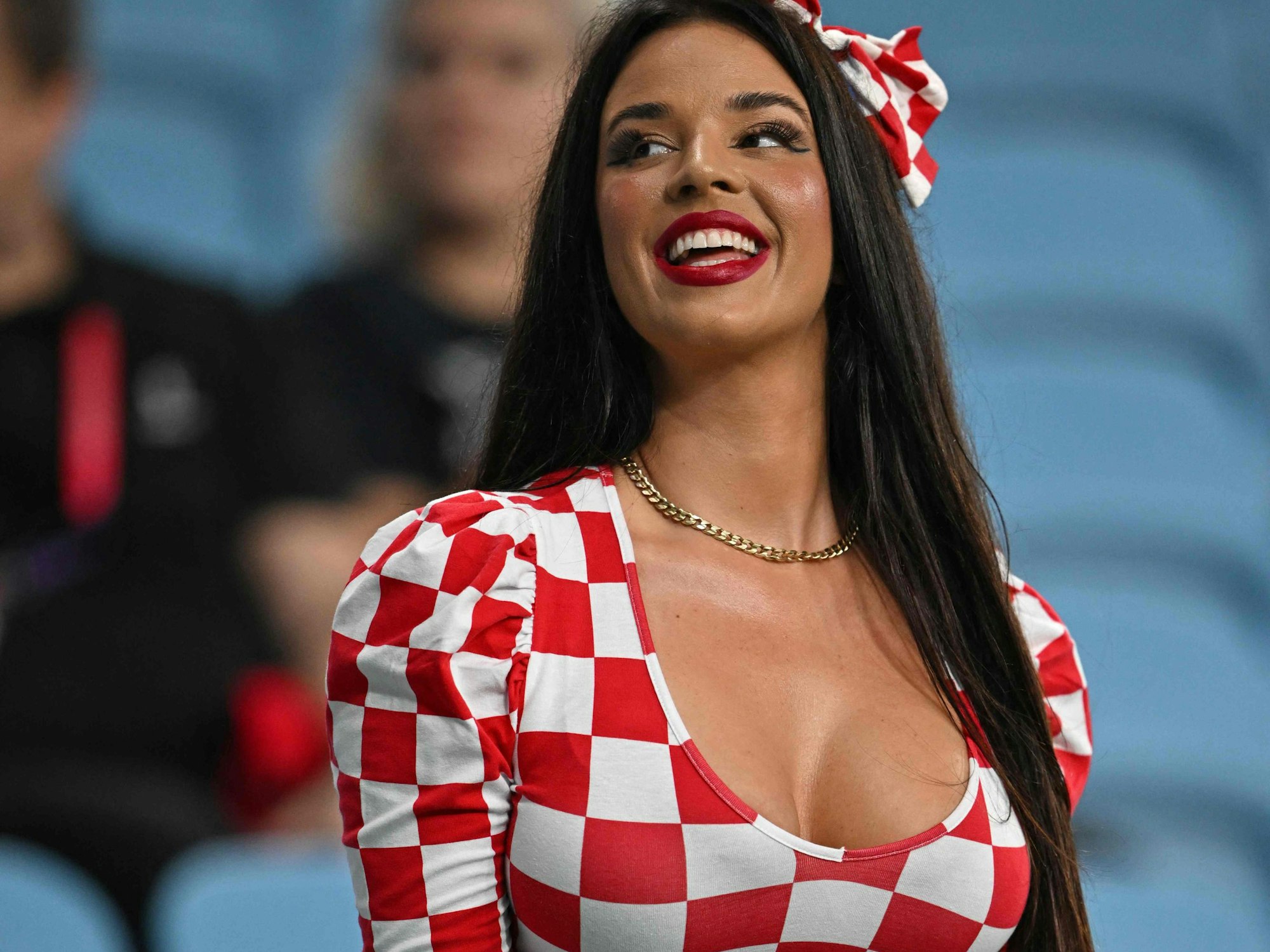 Ivana Knöll beim Spiel Kroatien gegen Japan bei der WM 2022 in Katar.