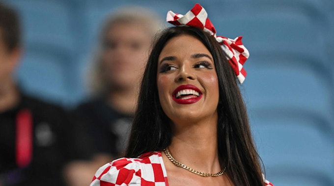 Ivana Knöll beim Spiel Kroatien gegen Japan bei der WM 2022 in Katar.
