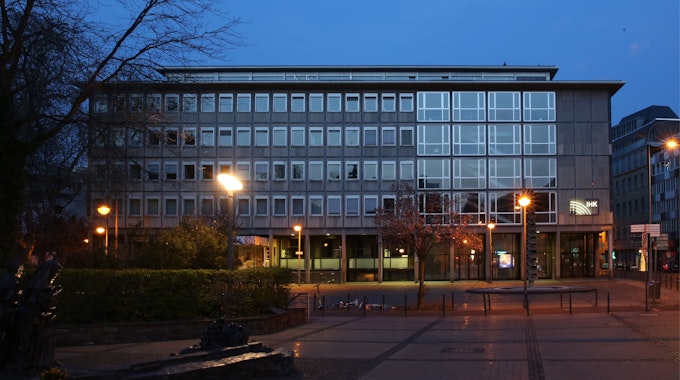 04.04.2021 Köln: Gebäude der Industrie- und Handelskammer zu Köln (IHK Köln).