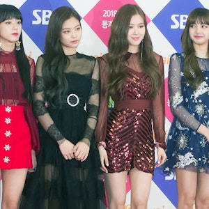Jisoo (l-r), Jennie, Rose und Lisa (Lalisa Manobal), Sängerinnen der Girl-Group "Blackpink"