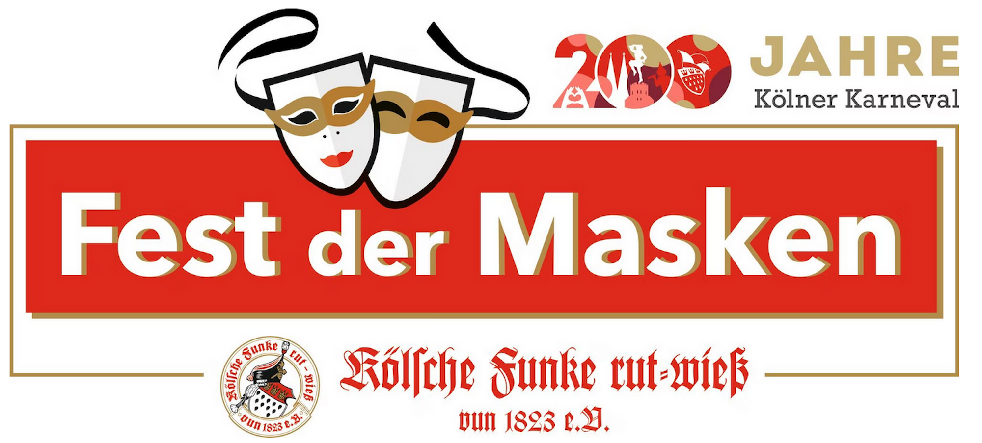 Das Fest der Masken steigt am 11. Februar 2023 ab 20 Uhr Gürzenich zu Köln.