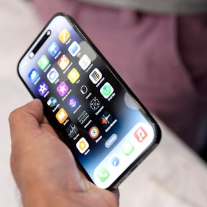 Das neue iPhone 14 bei der Vorstellung am 7. September 2022.