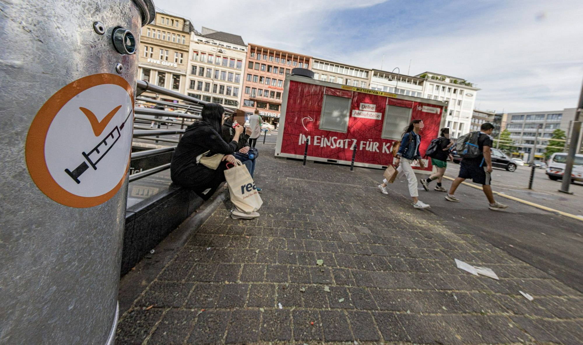 Am Kölner Neumarkt ist ein Brennpunkt für den Drogenkonsum entstanden.