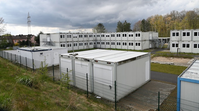 Carpark Bensberg Wohncontainer für Flüchtlinge.