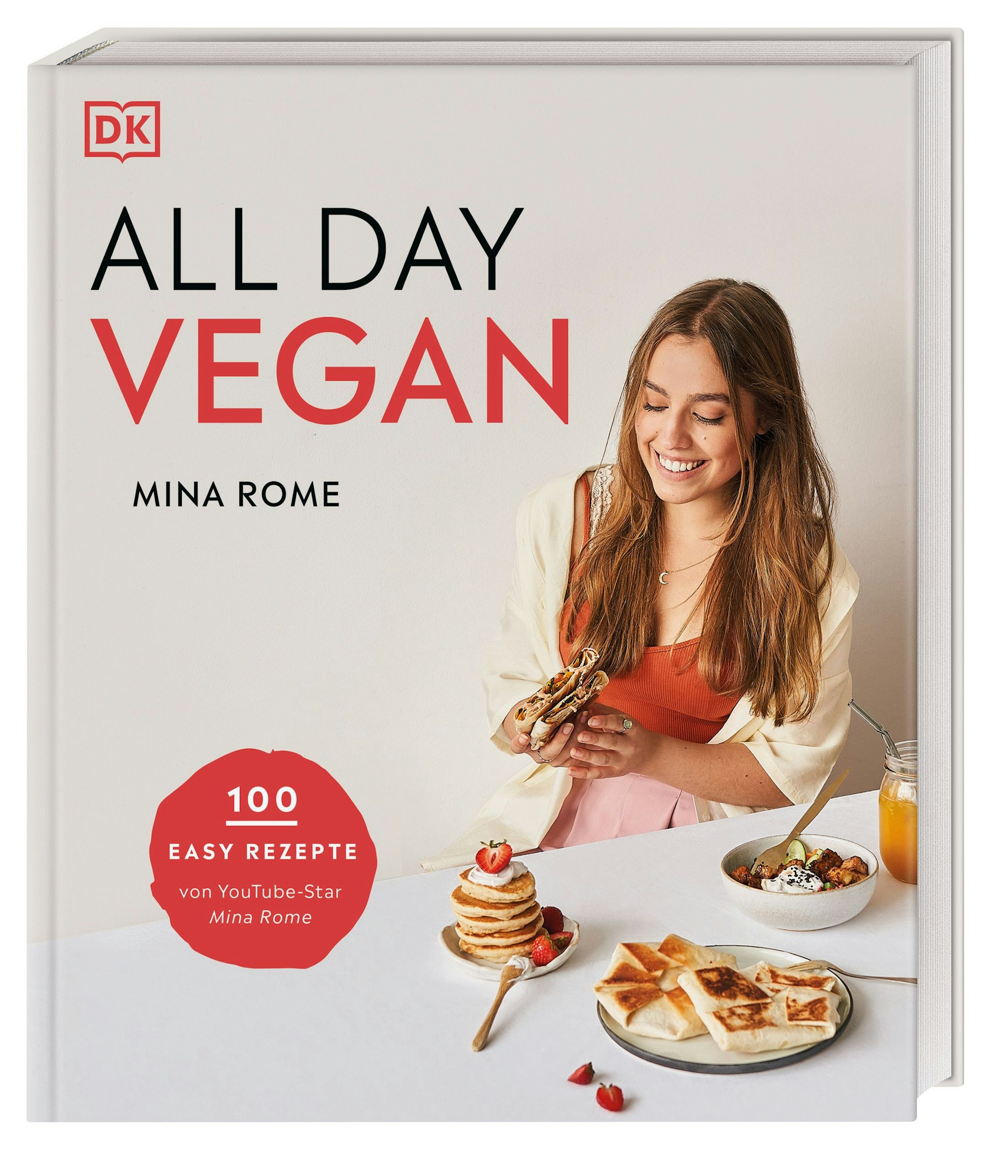Buchcover von „All Day Vegan“ von Mina Rome, erschienen im DK Verlag.