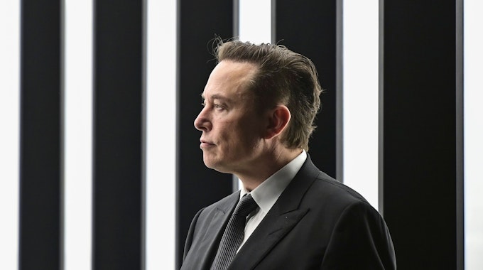 FILE - Tesla CEO Elon Musk attends the opening of the Tesla factory Berlin Brandenburg in Gruenheide, Germany on March 22, 2022. (Patrick Pleul/Pool via AP, File)