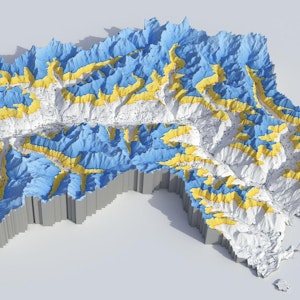 Satellitenbilder, die vom DLR am 21. Dezember veröffentlicht wurden, zeigen den Schneemangel in den italienischen Alpen, der derzeit zum einen für grüne Skipisten sorgt – zum anderen für einen Wassermangel im Rhein sorgen könnte.