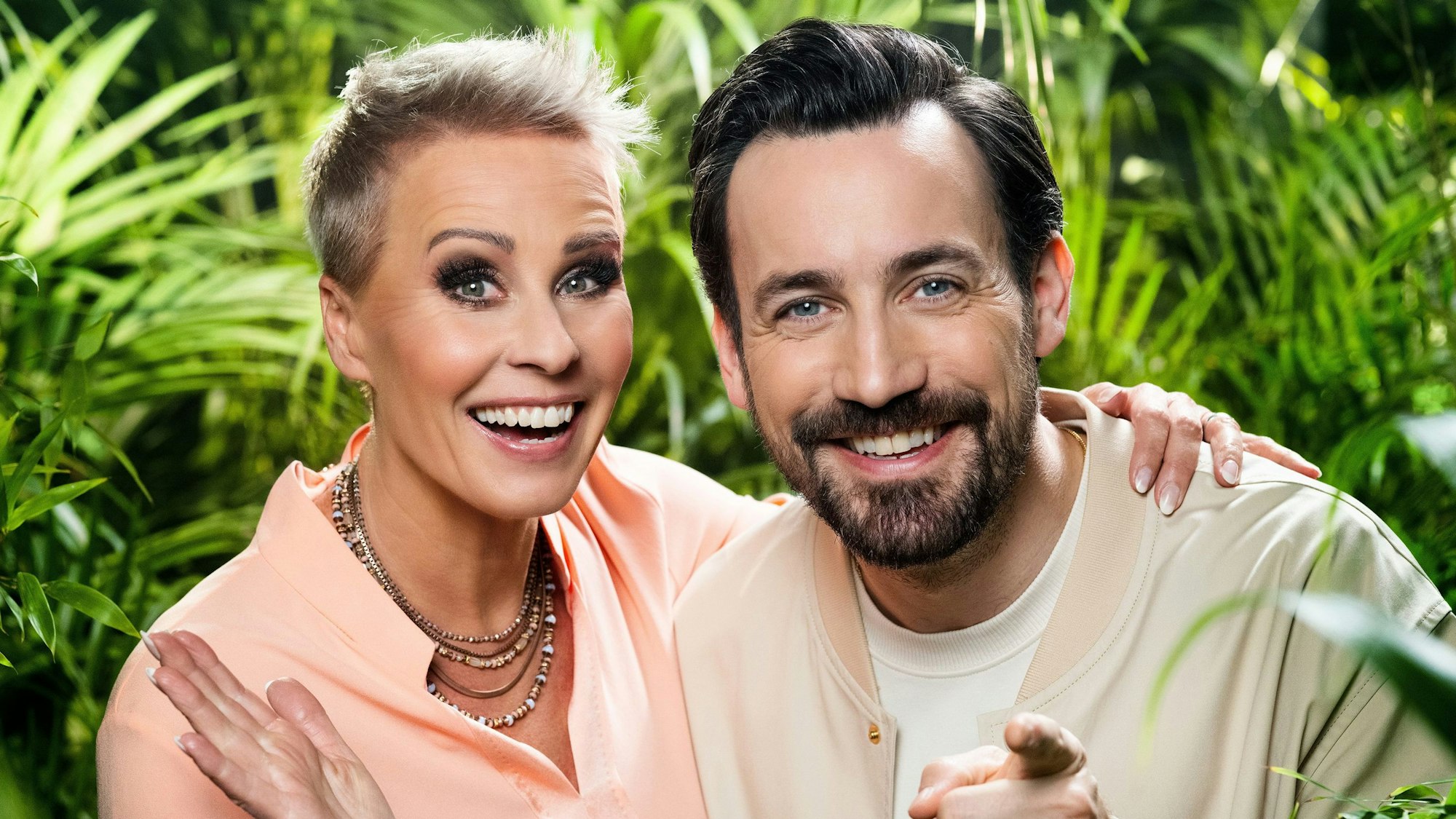 Starten am Freitag die 17. Ausgabe des RTL-Dschungelcamps: Sonja Zietlow und Jan Köppen.