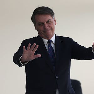 Jair Bolsonaro bei einem Auftritt 2020