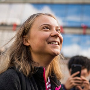 Die schwedische Klimaaktivistin Greta Thunberg am 9. September 2022 bei der „Fridays for Future“-Bewegung in Stockholm: Thunberg ist längst zu einer Ikone für die Klimabewegung geworden.