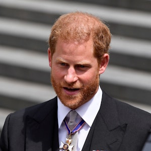 Prinz Harry verlässt am 3. Juni 2022 die St Paul's Cathedral in London