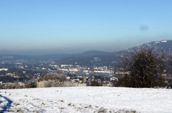 Herrlicher Ausblick über das Rheintal