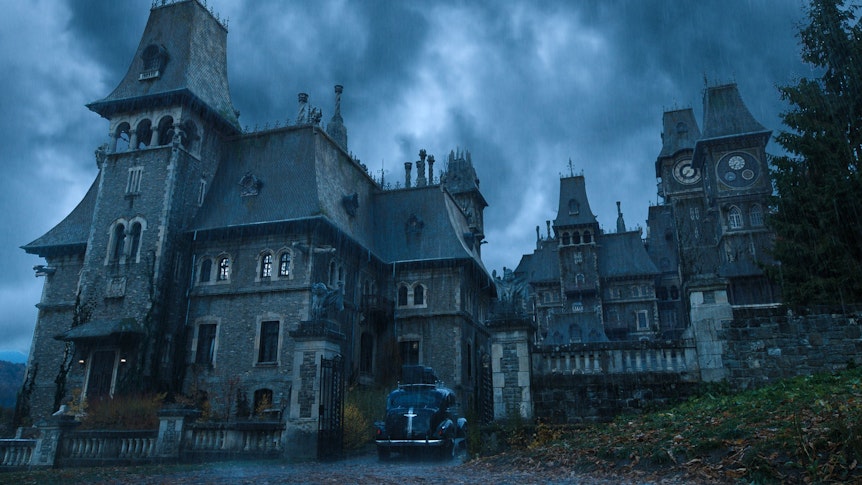 Die Nevermore Academy der Netflix-Serie „Wednesday“.