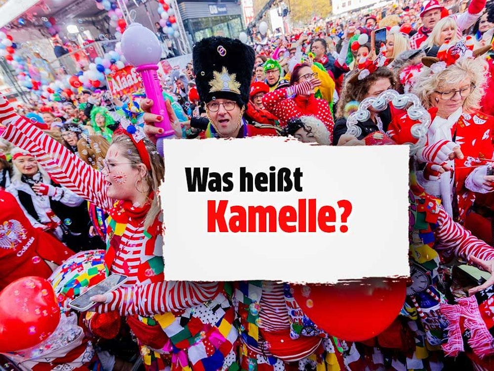 Jecke feiern in Köln Karneval.