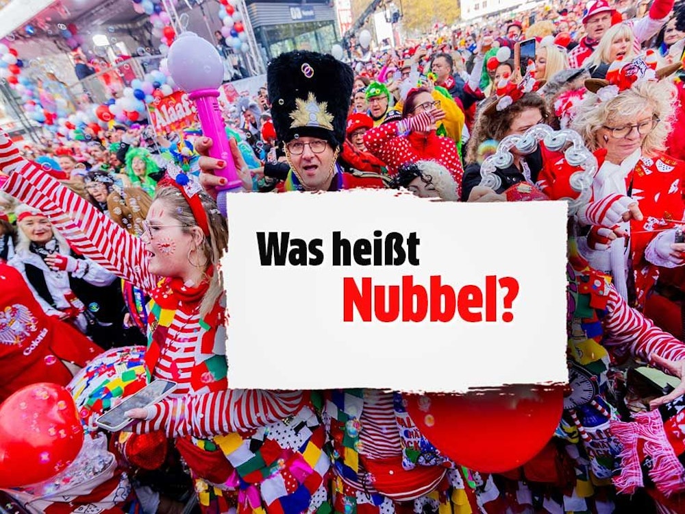 Jecke feiern in Köln Karneval.