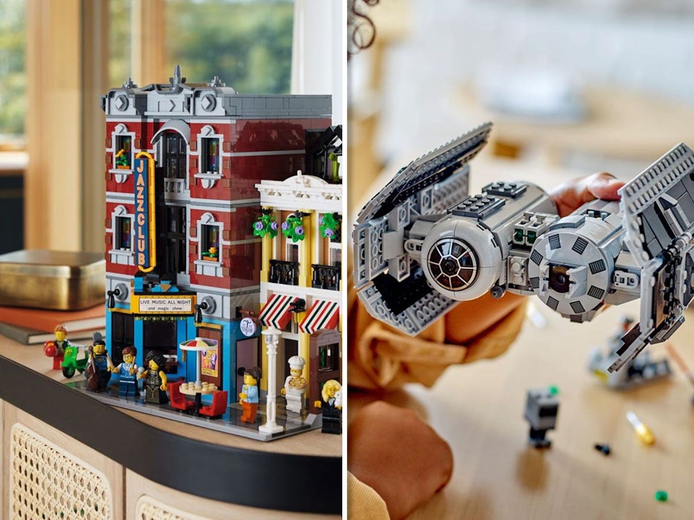 Lego Jazzclub und der Star Wars Tie Bomber in den Lego Neuheiten Januar 2023.