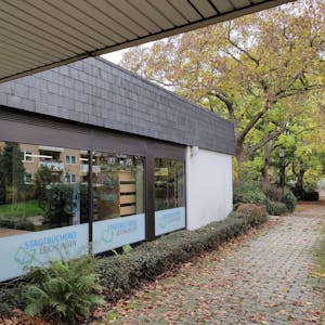 Die Leichlinger Stadtbücherei am Stadtpark.