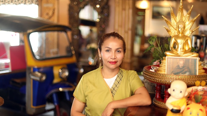 Monsa Oldenburg in ihrem thailändischen Restaurant „Buriram“