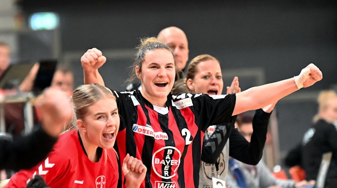 18.12.2022,-Handball-Frauen-Bayer 04-Bad Wildungen

rechts: Mareike Thomaier (Bayer)

Foto: Uli Herhaus