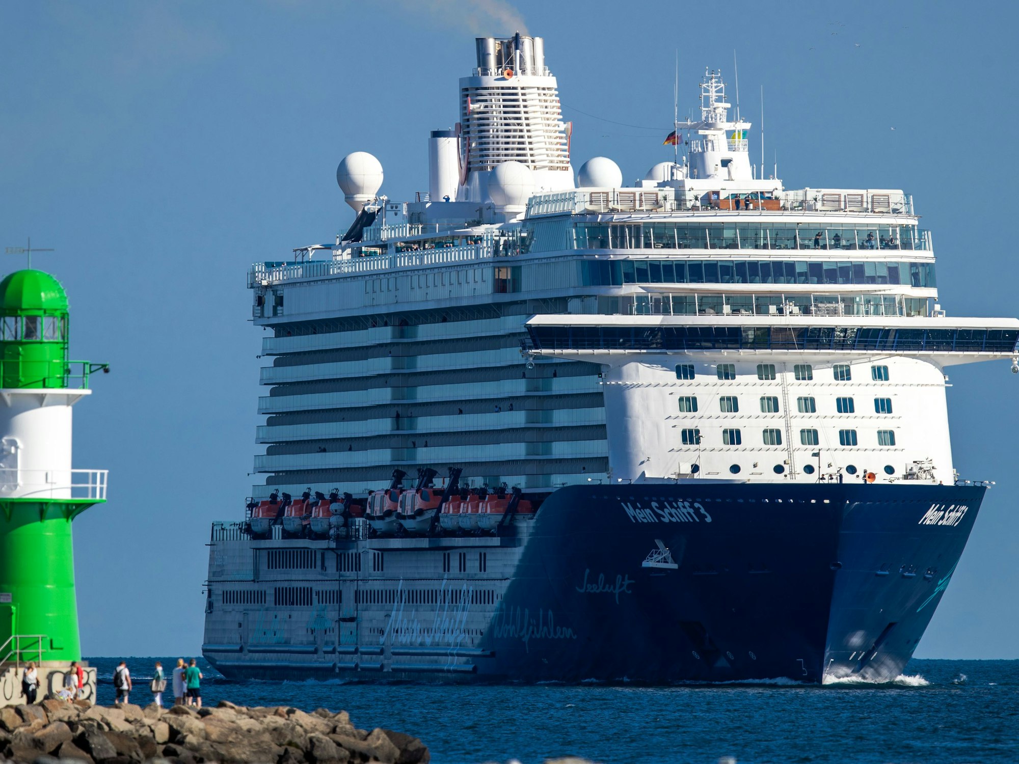 Das Kreuzfahrtschiff „Mein Schiff 3“ der Reederei Tui Cruises auf einem undatierten Symbolfoto.