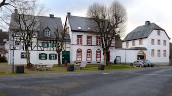 Historische Häuser im Ortskern von Schleiden-Olef.