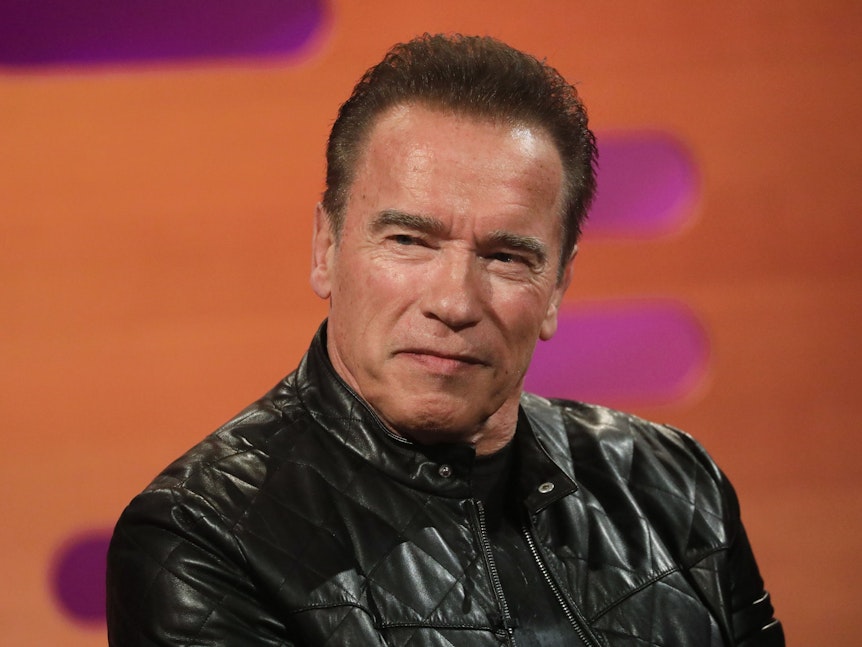 Der Schauspieler und Bodybuilding-Legende Arnold Schwarzenegger, hier im Oktober 2019 in London als Gast in der Graham Norton Show, ernährt sich vegan.