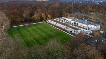 Blick auf das Geißbockheim des 1.FC Köln.