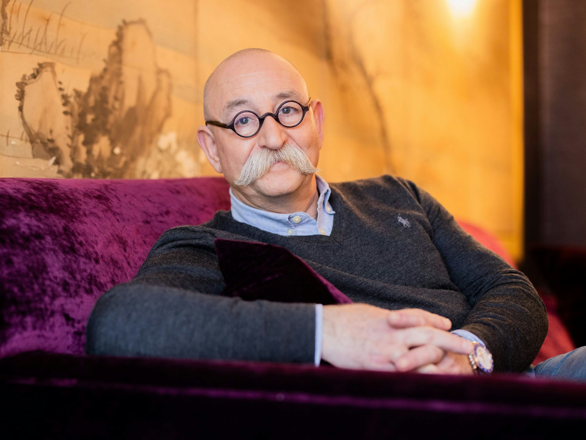 Horst Lichter, prominenter Koch und Trödel-Moderator, aufgenommen im Savoy Hotel. Er wird am 15. Januar 2022 60 Jahre alt. (zu dpa-KORR «Kinders», wie die Zeit vergeht: Horst Lichter wird 60 Jahre alt) +++ dpa-Bildfunk +++
