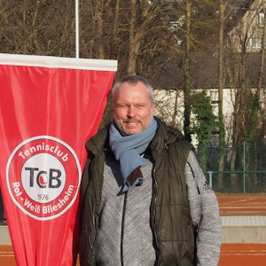 Vorsitzender Oliver Reker des Tennisclubs Rot-Weiß Bliesheim.