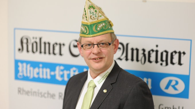 Wolfgang Schreck ist seit April 2022 Präsident des Karnevalsverbands Rhein-Erft.