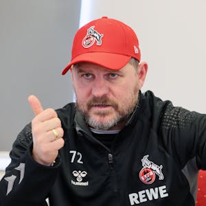 Steffen Baumgart, Trainer des 1. FC Köln, spricht mit dem „Kölner Stadt-Anzeiger“.